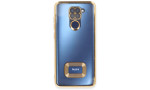 Newface Xiaomi Redmi Note 9 Kılıf Slot Silikon - Gold
