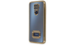 Newface Xiaomi Redmi Note 9 Kılıf Slot Silikon - Gold