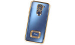Newface Xiaomi Redmi Note 9 Kılıf Slot Silikon - Gold