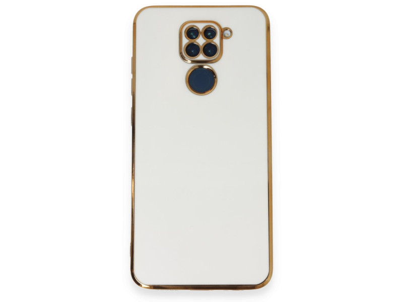 Newface Xiaomi Redmi Note 9 Kılıf Volet Silikon - Beyaz