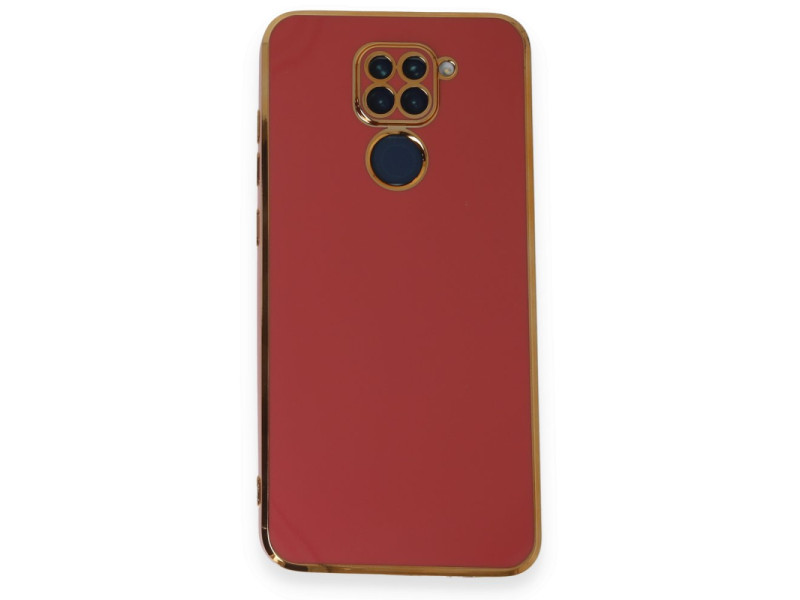Newface Xiaomi Redmi Note 9 Kılıf Volet Silikon - Kırmızı