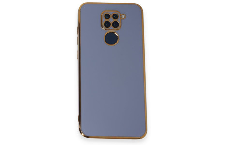 Newface Xiaomi Redmi Note 9 Kılıf Volet Silikon - Mavi