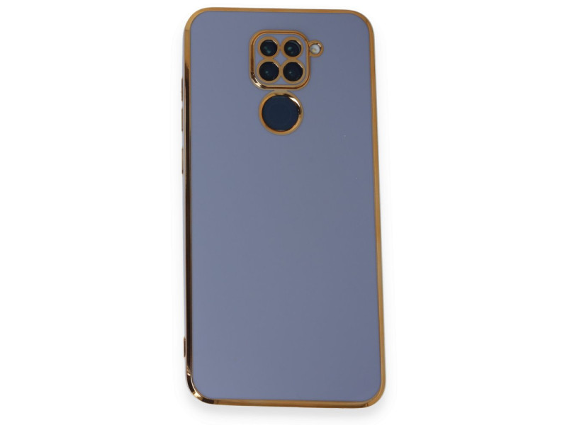 Newface Xiaomi Redmi Note 9 Kılıf Volet Silikon - Mavi