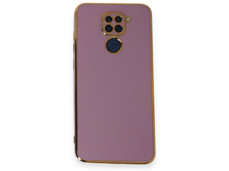 Newface Xiaomi Redmi Note 9 Kılıf Volet Silikon - Mor