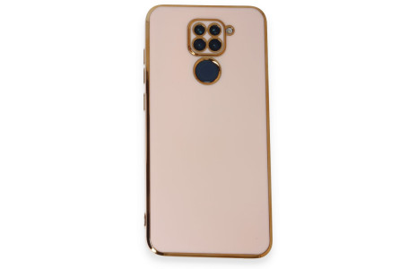 Newface Xiaomi Redmi Note 9 Kılıf Volet Silikon - Pembe