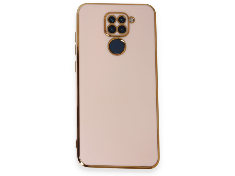 Newface Xiaomi Redmi Note 9 Kılıf Volet Silikon - Pembe