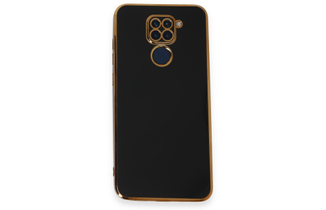 Newface Xiaomi Redmi Note 9 Kılıf Volet Silikon - Siyah