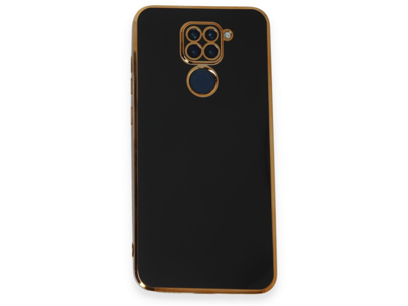 Newface Xiaomi Redmi Note 9 Kılıf Volet Silikon - Siyah