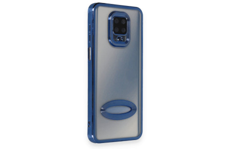 Newface Xiaomi Redmi Note 9 Pro Kılıf Slot Silikon - Mavi