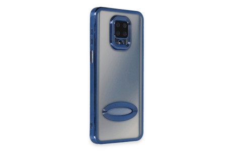 Newface Xiaomi Redmi Note 9S Kılıf Slot Silikon - Mavi