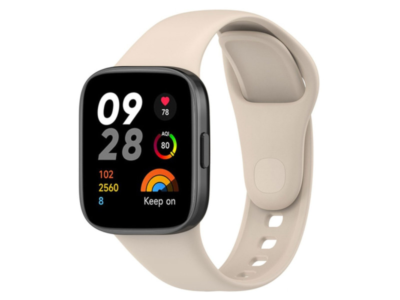 Newface Xiaomi Redmi Watch 3 Klasik Kordon - Bej
