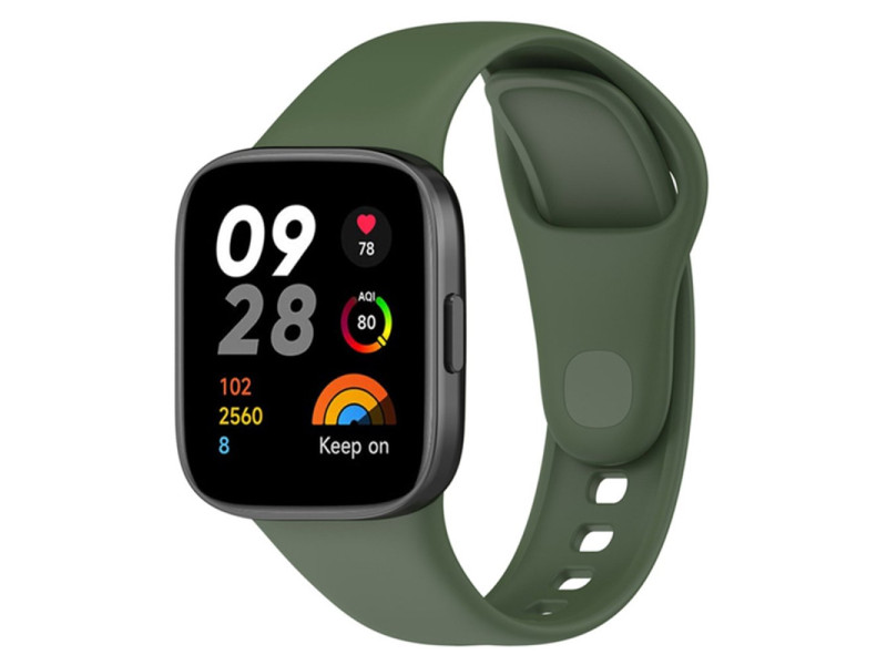 Newface Xiaomi Redmi Watch 3 Klasik Kordon - Haki Yeşil