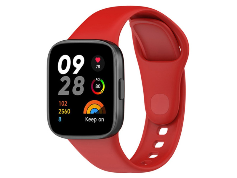Newface Xiaomi Redmi Watch 3 Klasik Kordon - Kırmızı