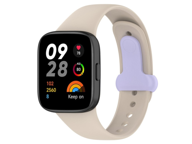 Newface Xiaomi Redmi Watch 3 Origin Silikon Kordon - Bej