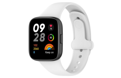 Newface Xiaomi Redmi Watch 3 Origin Silikon Kordon - Beyaz