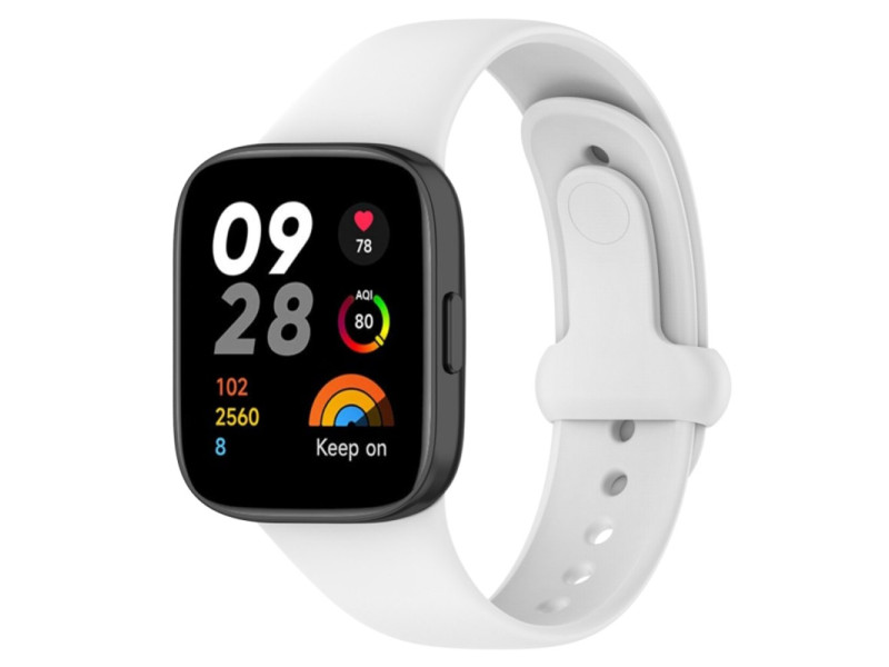 Newface Xiaomi Redmi Watch 3 Origin Silikon Kordon - Beyaz