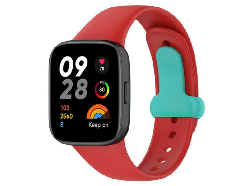 Newface Xiaomi Redmi Watch 3 Origin Silikon Kordon - Kırmızı