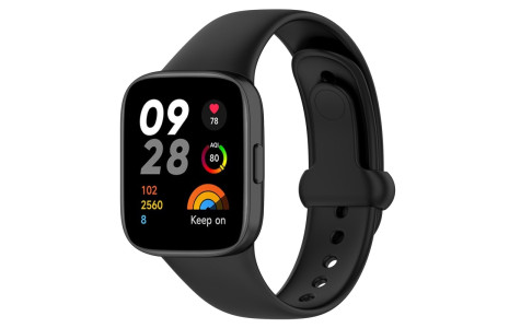 Newface Xiaomi Redmi Watch 3 Origin Silikon Kordon - Siyah
