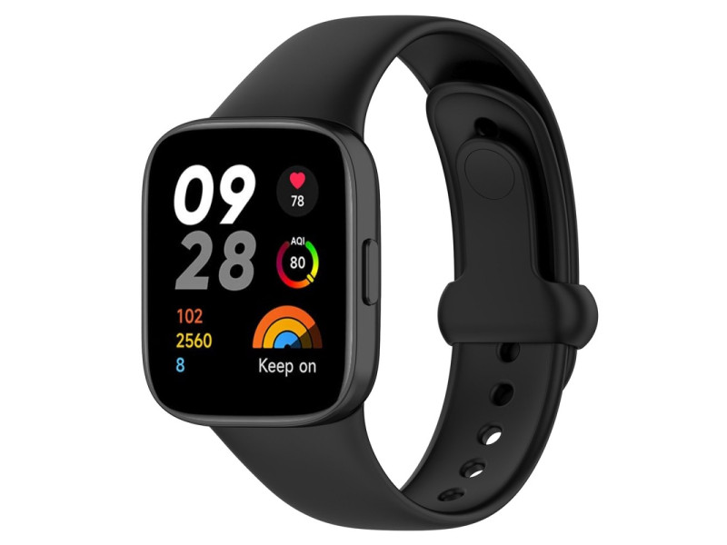 Newface Xiaomi Redmi Watch 3 Origin Silikon Kordon - Siyah