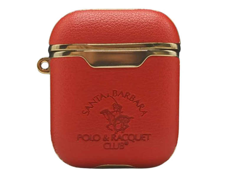 Santa Barbara Polo Racquet Club Airpods (1.nesil) Amaury Kılıf - Kırmızı