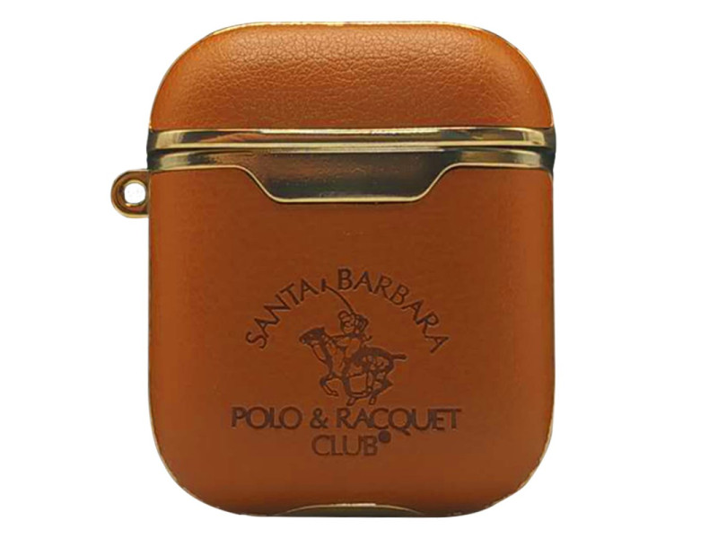 Santa Barbara Polo Racquet Club Airpods 2 (2.nesil) Amaury Kılıf - Kahverengi