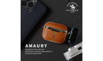 Santa Barbara Polo Racquet Club Airpods Pro (1.nesil) Amaury Kılıf - Kahverengi