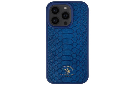Santa Barbara Polo Racquet Club iPhone 13 Pro Knight Deri Kapak - Lacivert