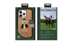 Santa Barbara Polo Racquet Club iPhone 13 Pro Max Crete Deri Kapak - Siyah