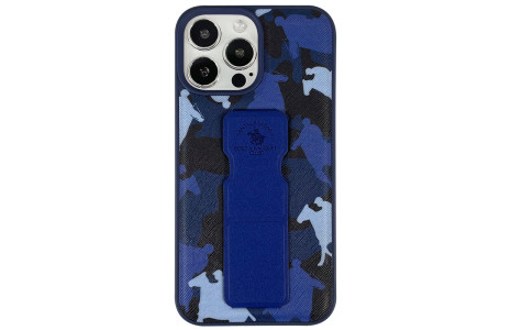 Santa Barbara Polo Racquet Club iPhone 13 Pro Max Enos Standlı Kapak - Lacivert