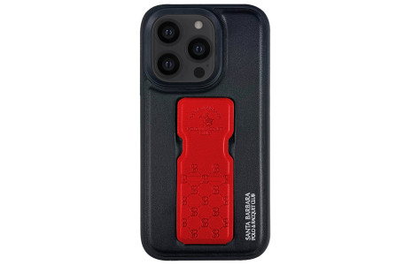 Santa Barbara Polo Racquet Club iPhone 13 Pro Max Parker Stand Kapak - Kırmızı