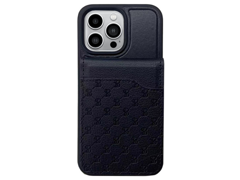 Santa Barbara Polo Racquet Club iPhone 13 Pro Max Timothy Cüzdanlı Standlı Kapak - Siyah