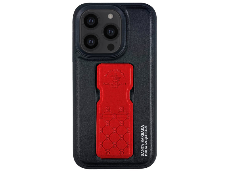 Santa Barbara Polo Racquet Club iPhone 13 Pro Parker Stand Kapak - Kırmızı