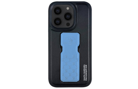 Santa Barbara Polo Racquet Club iPhone 13 Pro Parker Stand Kapak - Mavi