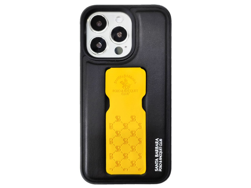 Santa Barbara Polo Racquet Club iPhone 13 Pro Parker Stand Kapak - Sarı