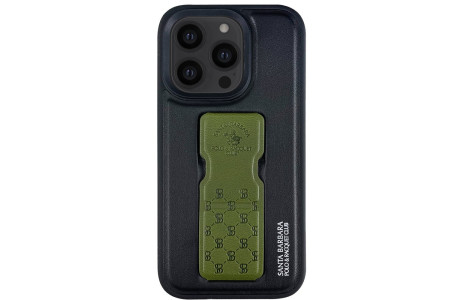 Santa Barbara Polo Racquet Club iPhone 13 Pro Parker Stand Kapak - Yeşil