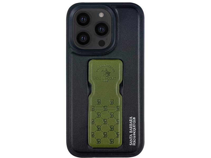 Santa Barbara Polo Racquet Club iPhone 13 Pro Parker Stand Kapak - Yeşil