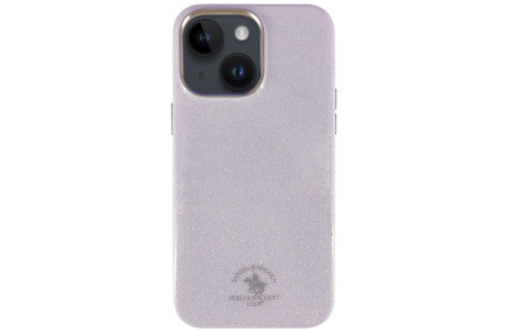 Santa Barbara Polo Racquet Club iPhone 14 Aurora Simli Kapak - Pembe