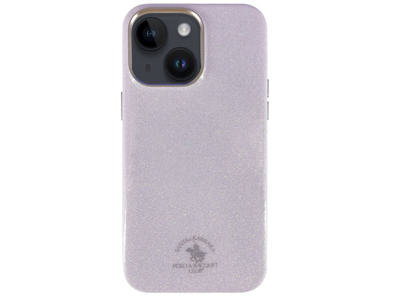 Santa Barbara Polo Racquet Club iPhone 14 Aurora Simli Kapak - Pembe