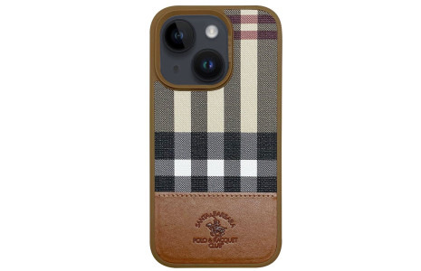 Santa Barbara Polo Racquet Club iPhone 14 Cyril Magsafe Kapak - Kahverengi