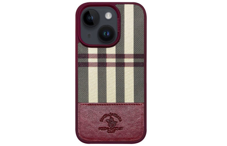 Santa Barbara Polo Racquet Club iPhone 14 Cyril Magsafe Kapak - Kırmızı