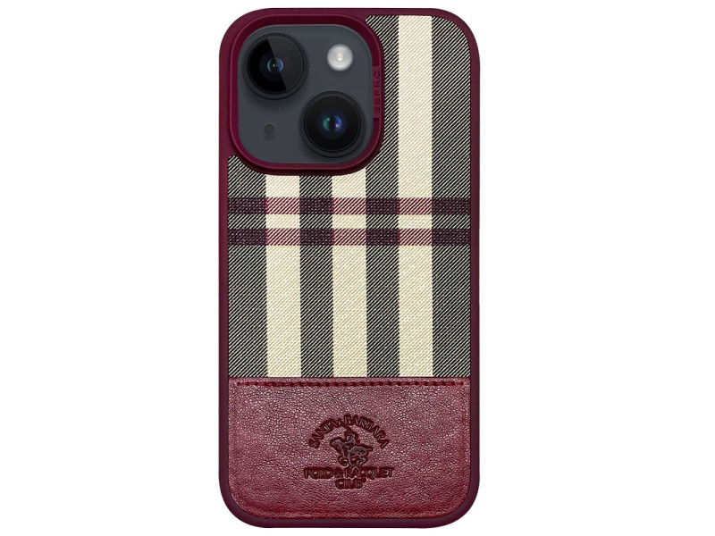 Santa Barbara Polo Racquet Club iPhone 14 Cyril Magsafe Kapak - Kırmızı