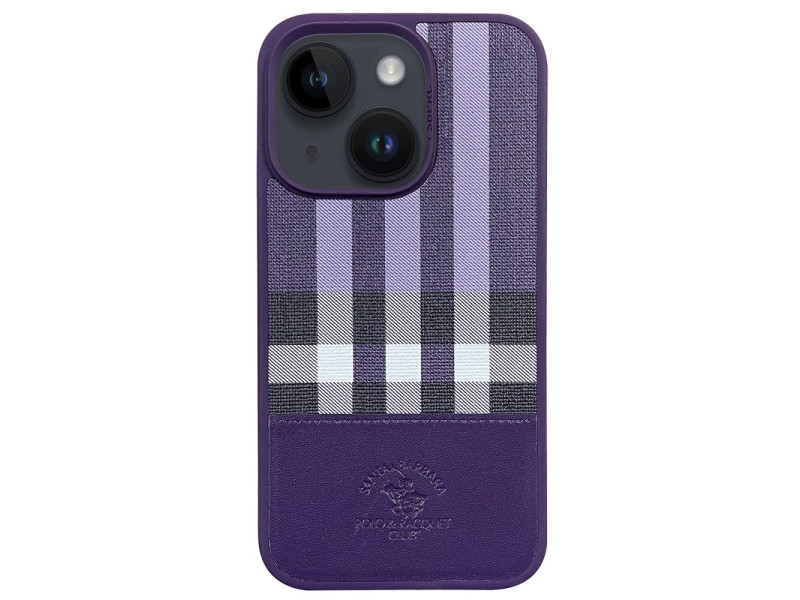 Santa Barbara Polo Racquet Club iPhone 14 Cyril Magsafe Kapak - Mor