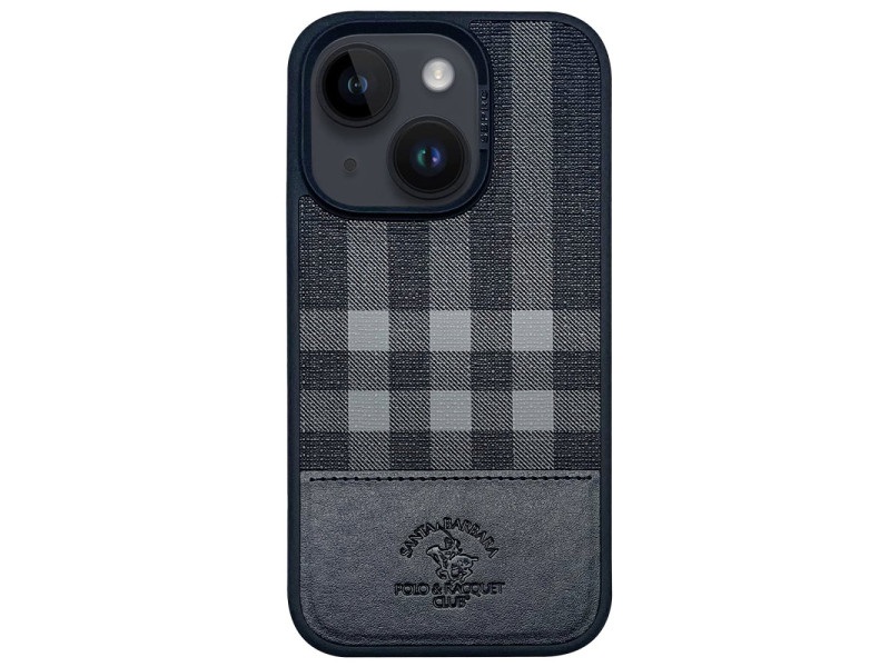 Santa Barbara Polo Racquet Club iPhone 14 Cyril Magsafe Kapak - Siyah
