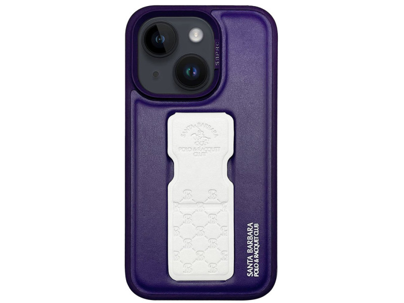 Santa Barbara Polo Racquet Club iPhone 14 Parker Stand Kapak - Beyaz