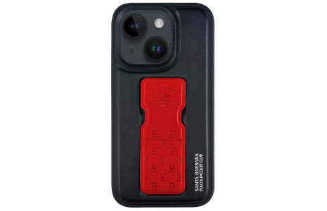 Santa Barbara Polo Racquet Club iPhone 14 Parker Stand Kapak - Kırmızı