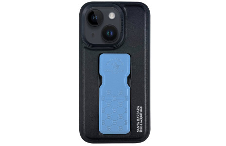 Santa Barbara Polo Racquet Club iPhone 14 Parker Stand Kapak - Mavi