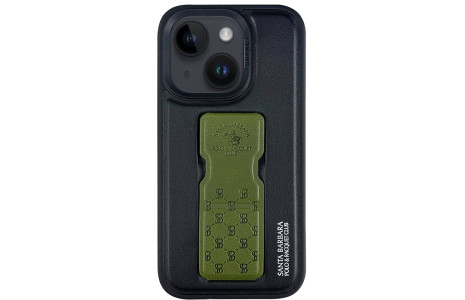 Santa Barbara Polo Racquet Club iPhone 14 Parker Stand Kapak - Yeşil