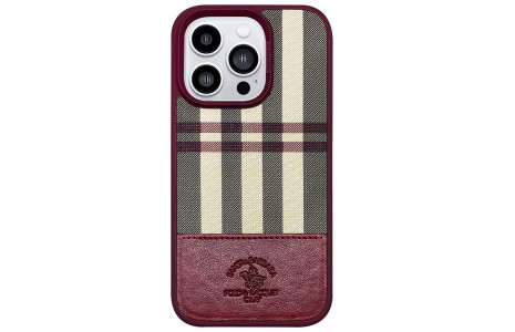 Santa Barbara Polo Racquet Club iPhone 14 Pro Cyril Magsafe Kapak - Kırmızı