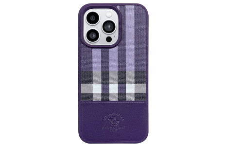 Santa Barbara Polo Racquet Club iPhone 14 Pro Cyril Magsafe Kapak - Mor