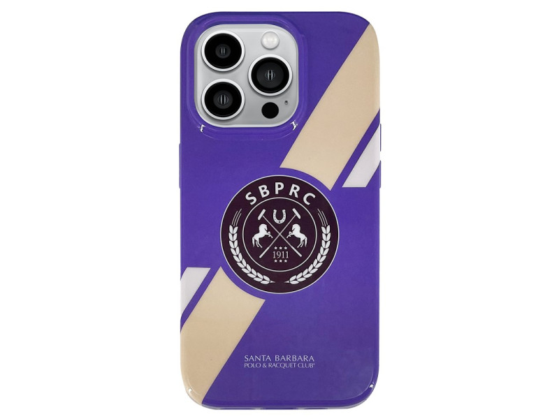 Santa Barbara Polo Racquet Club iPhone 14 Pro Max Alden Kapak - Mor